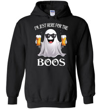 Load image into Gallery viewer, Funny Halloween Shirt I'm Just Here For The Boos hoodie