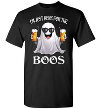 Load image into Gallery viewer, Funny Halloween Shirt I'm Just Here For The Boos tshirt