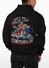 Load image into Gallery viewer, Cowmobilin Bull Hauler Trucker Hoodie Sweatshirt