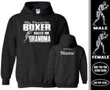 Load image into Gallery viewer, Boxing Grandma Hoodie, My Favorite Boxer Calls Me Grandma