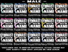 Load image into Gallery viewer, My Favorite Gymnast Calls Me Male Gymnast Color Options