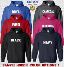 Load image into Gallery viewer, Gildan Hoodie Color Options 1