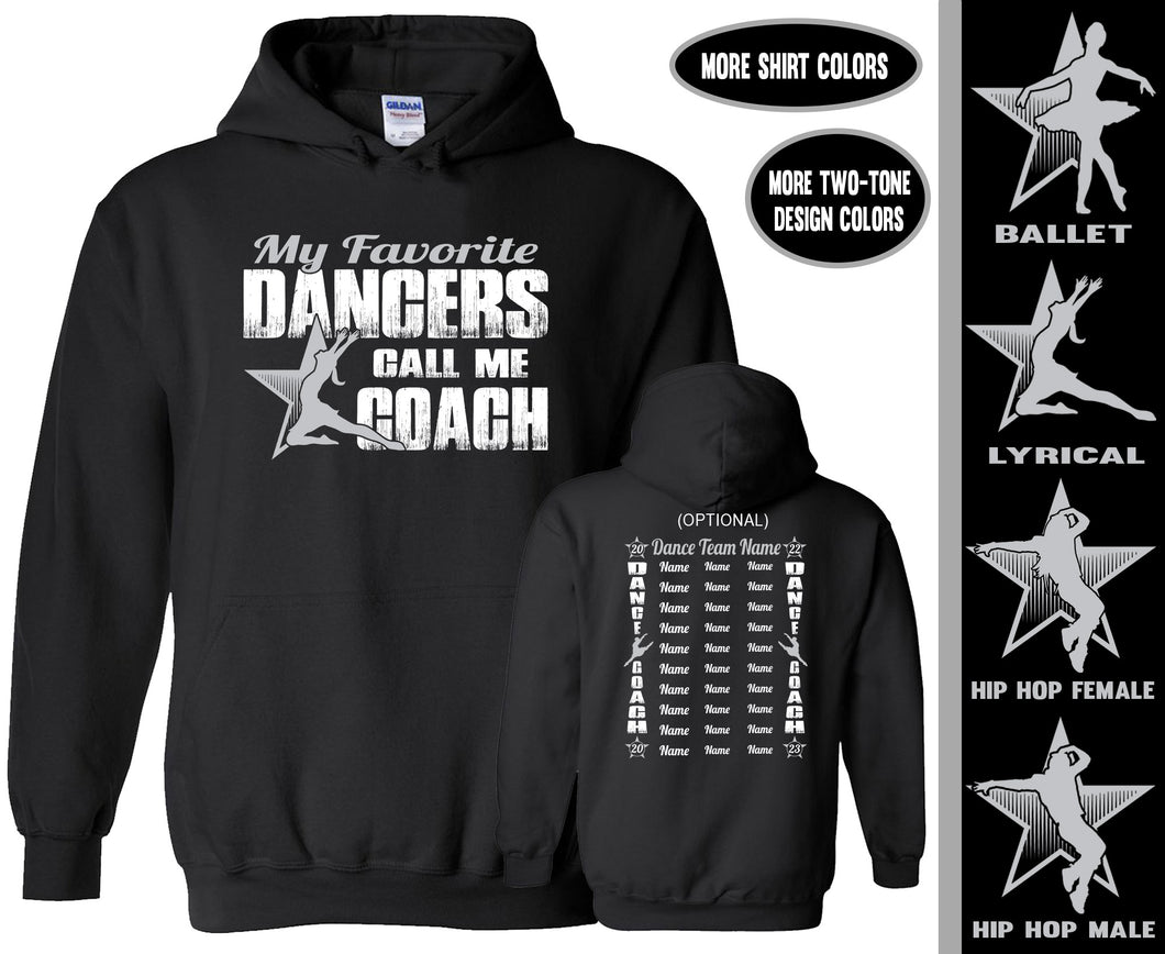 Dance Coach Hoodie, My Favorite Dancers Call Me Coach