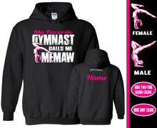 Load image into Gallery viewer, Gymnast Memaw Hoodie, My Favorite Gymnast Calls Me Memaw