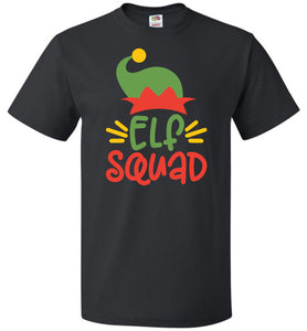 Elf Squad Christmas Shirts FOL black