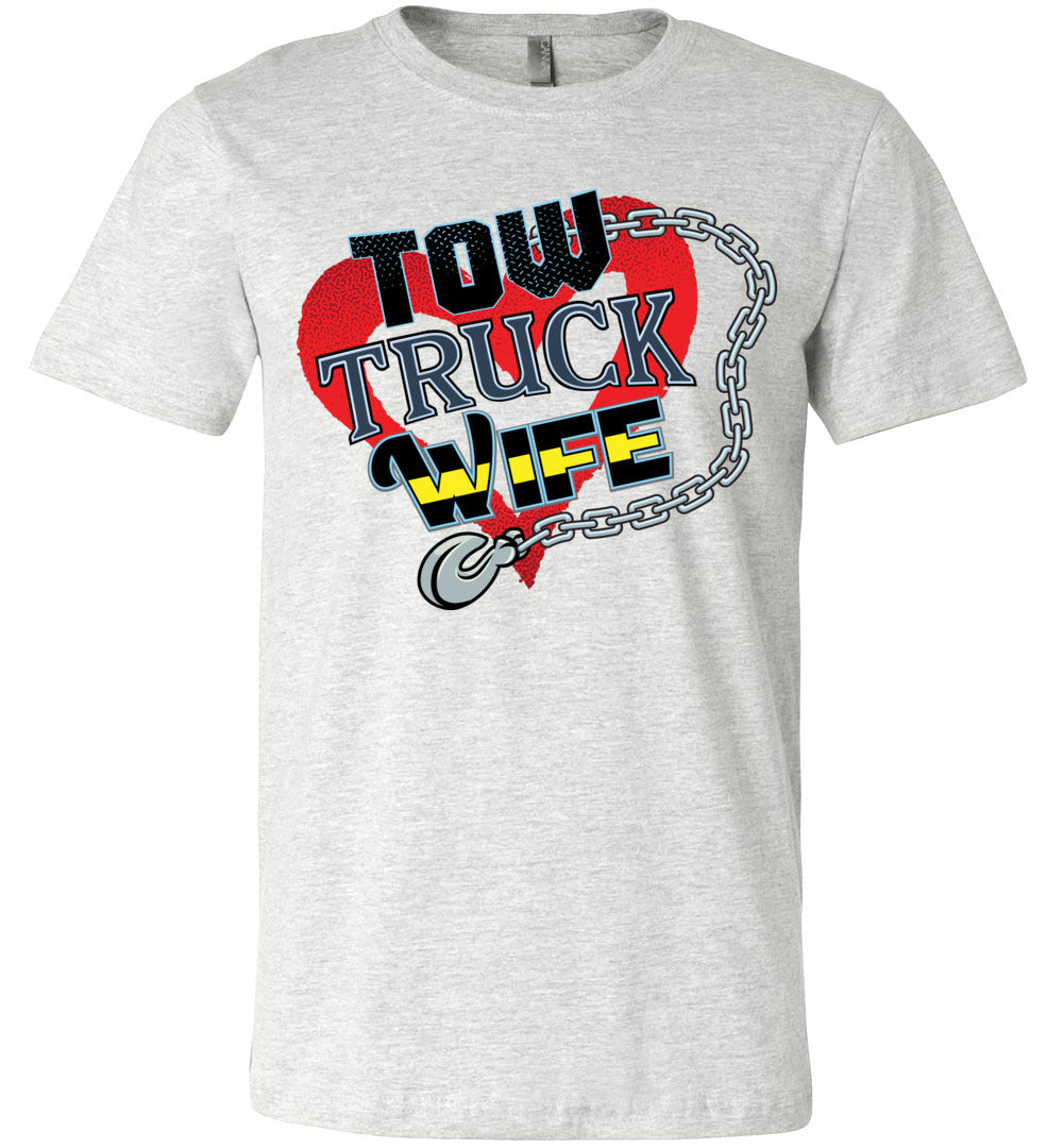 Tow Truck Wife Shirts ash