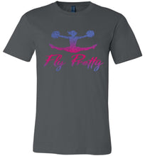 Load image into Gallery viewer, Fly Pretty Cheer Flyer Shirts asphalt