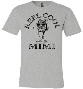 Reel Cool Mimi Fishing Mimi T Shirt gray
