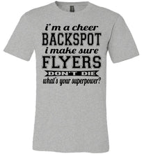 Load image into Gallery viewer, I'm A Backspot Funny Unisex Cheer Backspot Shirts athletic heather