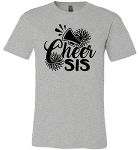 Cheer Sis Cheer Sister Shirt unisex sports gray