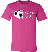 Load image into Gallery viewer, Soccer Mom Soccer Mom Shirts berry