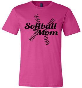 Softball Mom Shirts berry