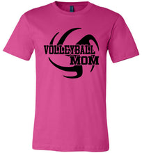 Load image into Gallery viewer, Volleyball Mom T Shirts berry