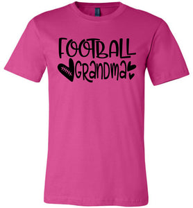 Football Grandma Shirts berry