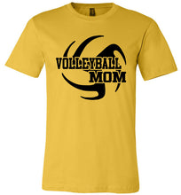 Load image into Gallery viewer, Volleyball Mom T Shirts yellow