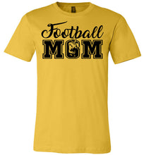Load image into Gallery viewer, Football Mom T Shirt | Football Mom Gifts yellow