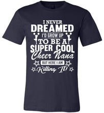 Load image into Gallery viewer, Super Cool Cheer Nana Shirts navy