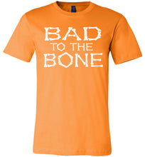 Load image into Gallery viewer, Bad To The Bone Halloween T-Shirt orange