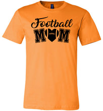 Load image into Gallery viewer, Football Mom Shirts | Football Mom Gifts orange
