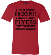 Load image into Gallery viewer, I'm A Backspot Funny Unisex Cheer Backspot Shirts red