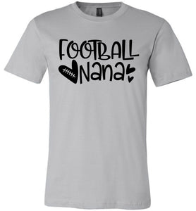 Football Nana Shirt silver