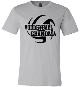 Volleyball Grandma T Shirts silver
