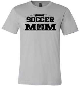 Soccer Mom T Shirt silver