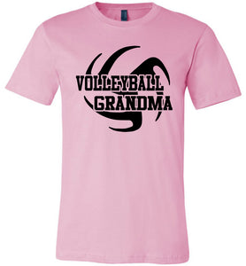 Volleyball Grandma T Shirts pink