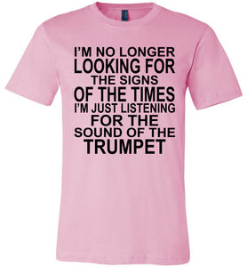 Sound Of The Trumpet Christian Shirts pink