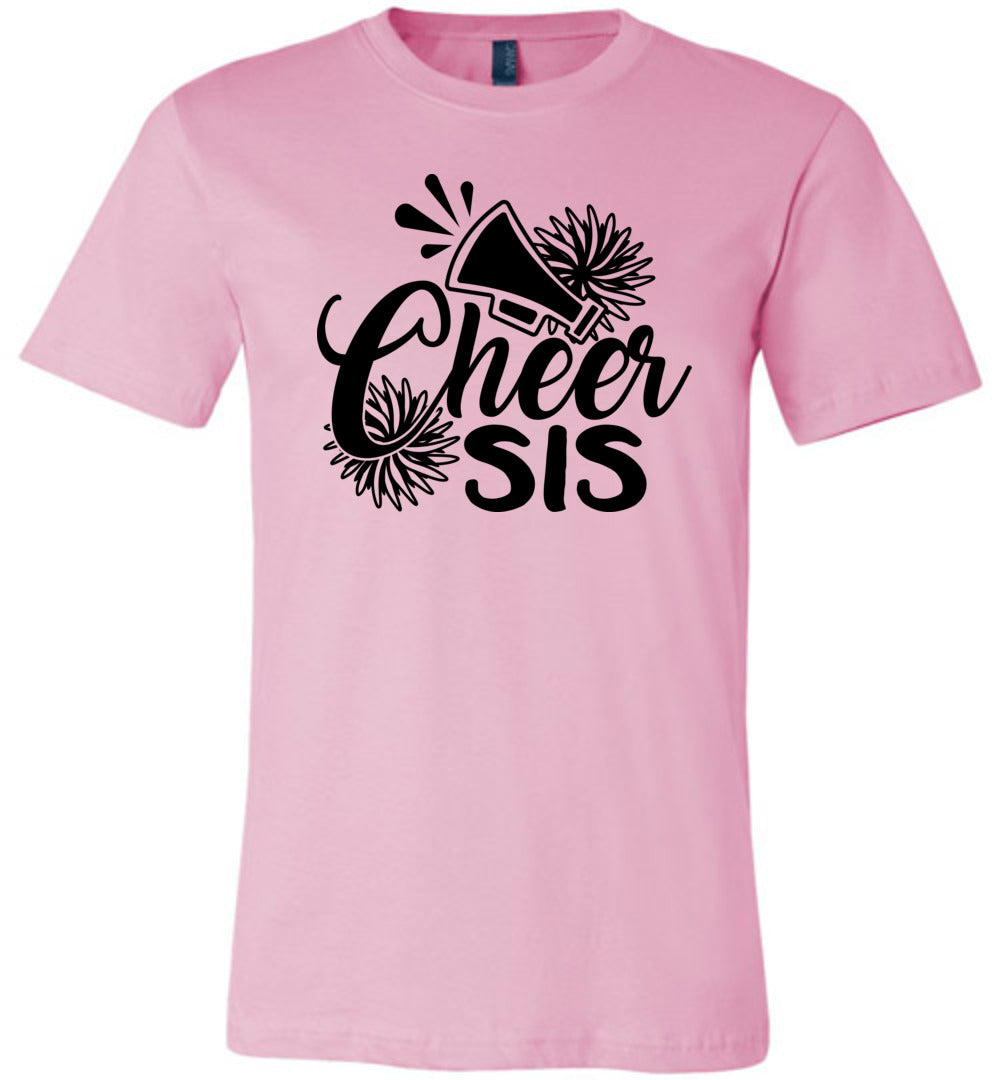 Cheer Sister T Shirt for Proud Sister of Cheerleaders Sports T-Shirt