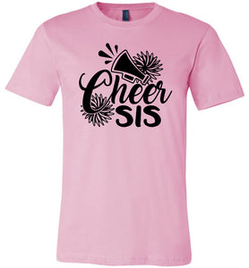 Cheer Sis Cheer Sister Shirt unisex pink