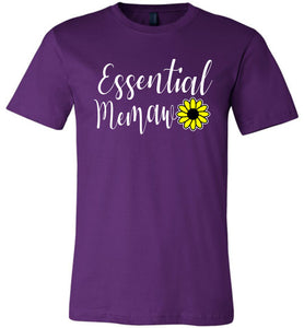 Essential Memaw Shirt purple
