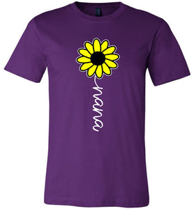 Sunflower Nana Shirt purple