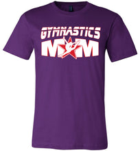 Load image into Gallery viewer, Gymnastics Mom T Shirt purple
