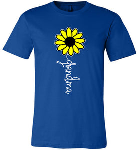 Sunflower Grandma Shirt royal