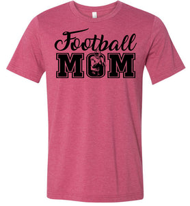 Football Mom T Shirt | Football Mom Gifts raspberry