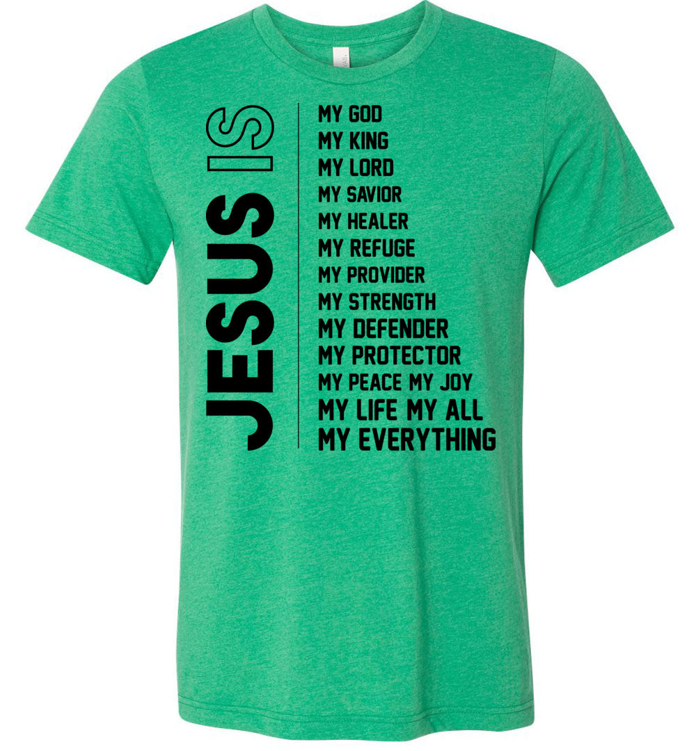 Jesus Is My Protector Christian Sayings' Unisex Baseball T-Shirt