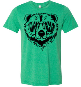 Nana Bear Shirt heather kelly green