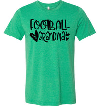 Load image into Gallery viewer, Football Grandma Shirts kelly green