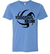 Load image into Gallery viewer, Volleyball Mom T Shirts blue