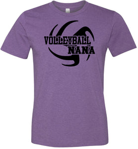 Volleyball Nana T Shirt purple