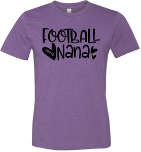 Football Nana Shirt heather purple 
