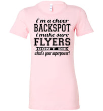 Load image into Gallery viewer, I'm A Backspot Funny Cheer Backspot Shirts ladies pink