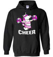 Load image into Gallery viewer, Unicorn Cheer Hoodies black