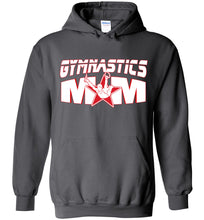 Load image into Gallery viewer, Gymnastics Mom Hoodie Male Boy Gymnast charcoal