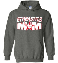 Load image into Gallery viewer, Gymnastics Mom Hoodie Male Boy Gymnast dark gray