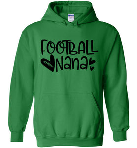 Cute Football Nana Hoodie green