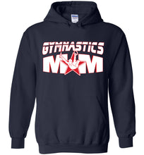 Load image into Gallery viewer, Gymnastics Mom Hoodie Male Boy Gymnast navy