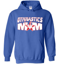 Load image into Gallery viewer, Gymnastics Mom Hoodie Male Boy Gymnast royal