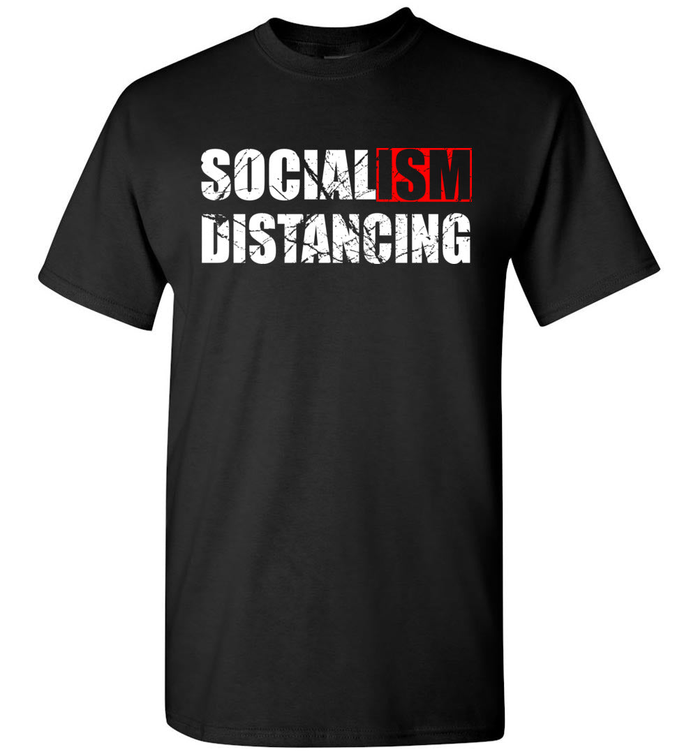 Socialism Distancing T-Shirts black